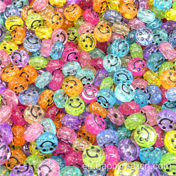 5.5*10 mm Smile Emoticon Face Beads Patrón de patrón